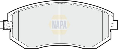 Napa NBP1743 Brake Pad Set, disc brake - 1