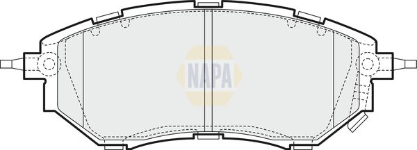 Napa NBP1744 Brake Pad Set, disc brake - 1