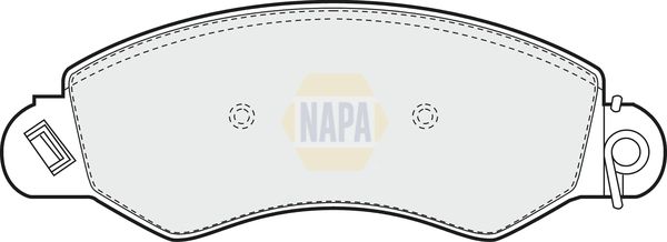 Napa NBP1747 Brake Pad Set, disc brake - 1