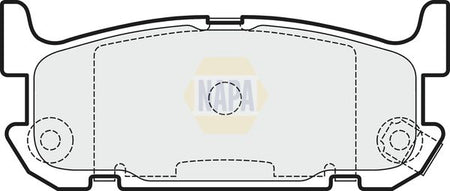 Napa NBP1748 Brake Pad Set, disc brake - 1