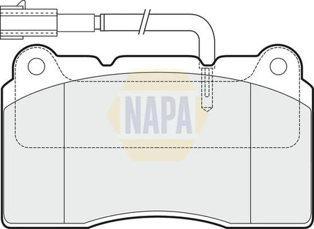 Napa NBP1749 Brake Pad Set, disc brake - 1