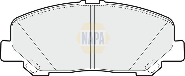 Napa NBP1752 Brake Pad Set, disc brake - 1