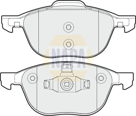 Napa NBP1757 Brake Pad Set, disc brake - 1
