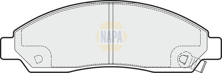 Napa NBP1758 Brake Pad Set, disc brake - 1