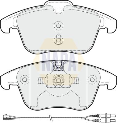 Napa NBP1759 Brake Pad Set, disc brake - 1