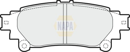 Napa NBP1760 Brake Pad Set, disc brake - 1