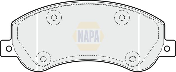 Napa NBP1768 Brake Pad Set, disc brake - 1