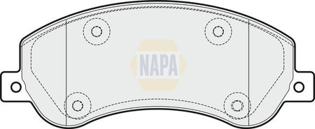 Napa NBP1768 Brake Pad Set, disc brake - 1