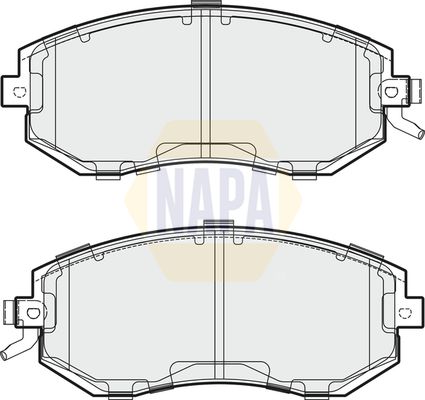 Napa NBP1771 Brake Pad Set, disc brake - 1