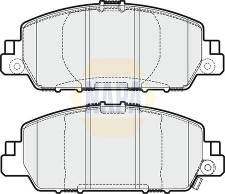 Napa NBP1776 Brake Pad Set, disc brake - 1