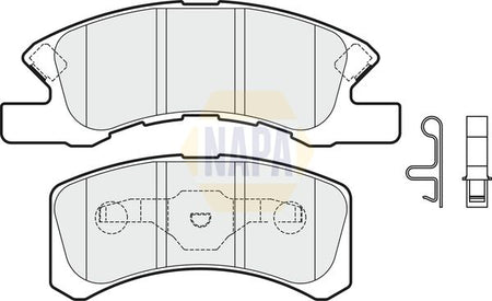Napa NBP1777 Brake Pad Set, disc brake - 1