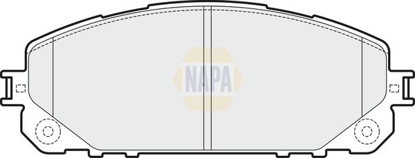Napa NBP1778 Brake Pad Set, disc brake - 1