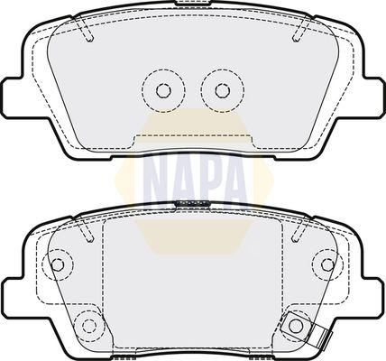 Napa NBP1784 Brake Pad Set, disc brake - 1