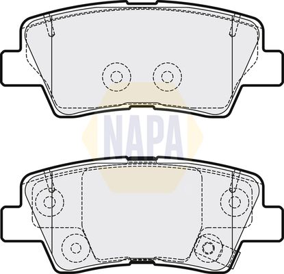 Napa NBP1785 Brake Pad Set, disc brake - 1