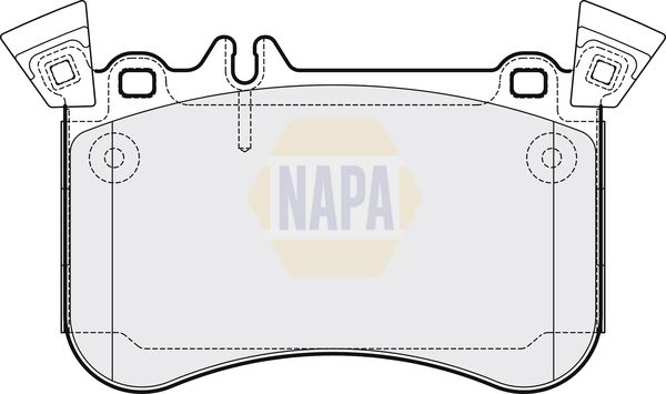 Napa NBP1786 Brake Pad Set, disc brake - 1