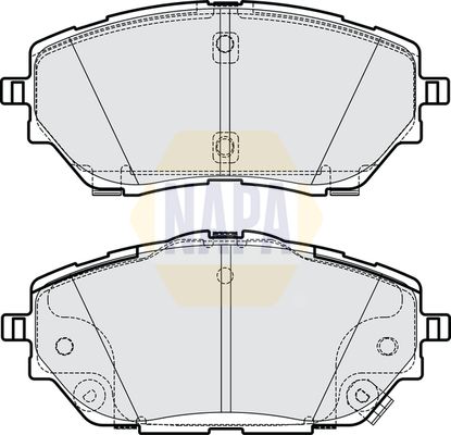 Napa NBP1793 Brake Pad Set, disc brake - 1
