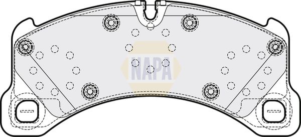 Napa NBP1794 Brake Pad Set, disc brake - 1