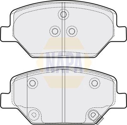 Napa NBP1795 Brake Pad Set, disc brake - 1