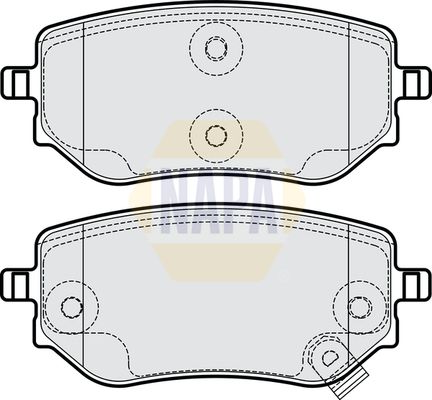Napa NBP1799 Brake Pad Set, disc brake - 1