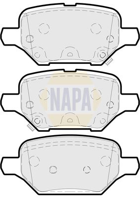 Napa NBP1800 Brake Pad Set, disc brake - 1