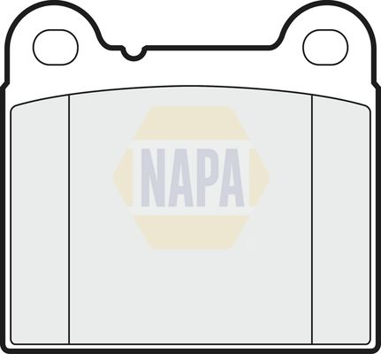 Napa NBP1804 Brake Pad Set, disc brake - 1