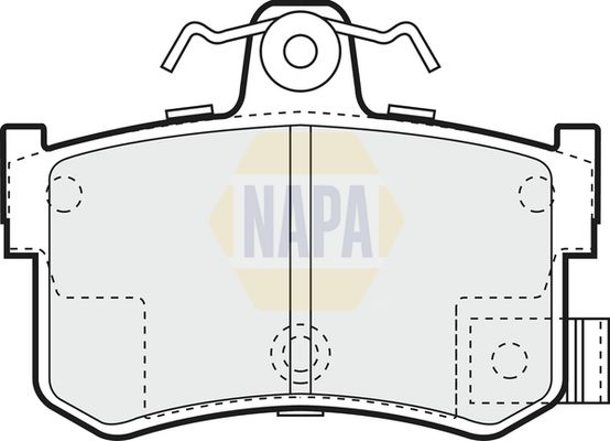 Napa NBP1805 Brake Pad Set, disc brake - 1