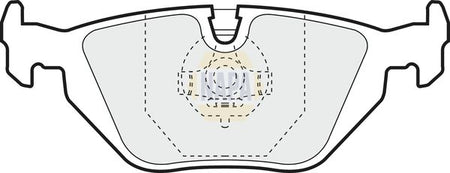Napa NBP1807 Brake Pad Set, disc brake - 1
