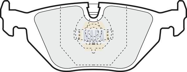 Napa NBP1807 Brake Pad Set, disc brake - 1