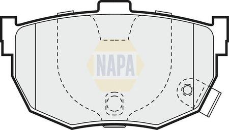 Napa NBP1811 Brake Pad Set, disc brake - 1