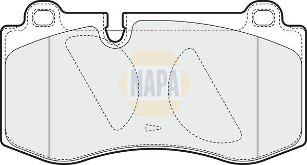 Napa NBP1812 Brake Pad Set, disc brake - 1