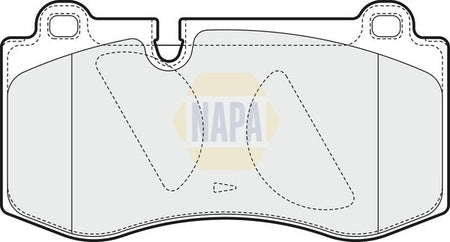 Napa NBP1812 Brake Pad Set, disc brake - 1