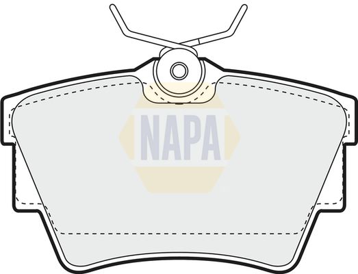 Napa NBP1814 Brake Pad Set, disc brake - 1