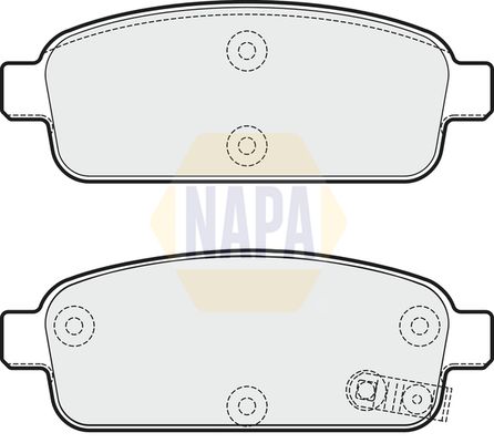 Napa NBP1816 Brake Pad Set, disc brake - 1