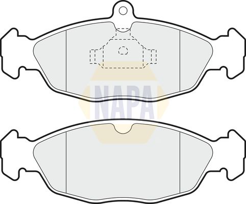 Napa NBP1818 Brake Pad Set, disc brake - 1