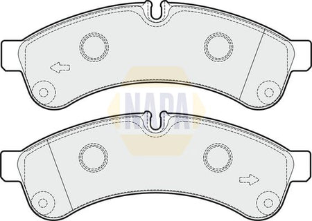 Napa NBP1839 Brake Pad Set, disc brake - 1
