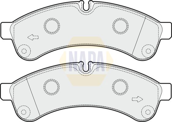 Napa NBP1839 Brake Pad Set, disc brake - 1