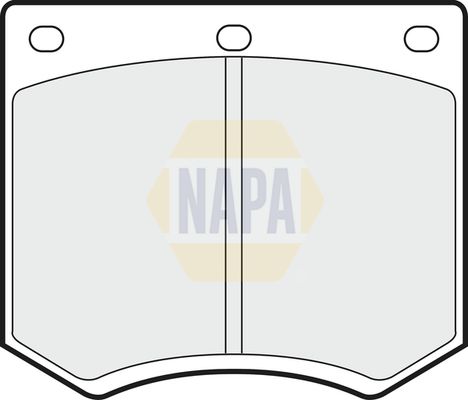 Napa NBP1843 Brake Pad Set, disc brake - 1