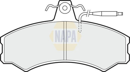 Napa NBP1846 Brake Pad Set, disc brake - 1