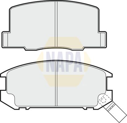 Napa NBP1848 Brake Pad Set, disc brake - 1