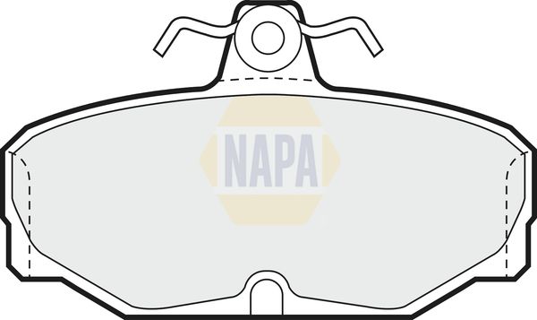 Napa NBP1849 Brake Pad Set, disc brake - 1