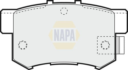 Napa NBP1851 Brake Pad Set, disc brake - 1