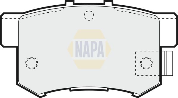 Napa NBP1851 Brake Pad Set, disc brake - 1