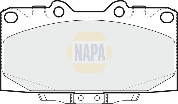 Napa NBP1856 Brake Pad Set, disc brake - 1