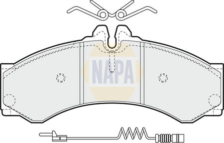 Napa NBP1857 Brake Pad Set, disc brake - 1