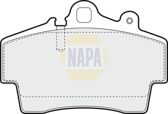 Napa NBP1859 Brake Pad Set, disc brake - 1