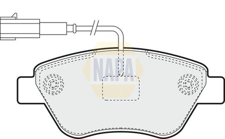 Napa NBP1869 Brake Pad Set, disc brake - 1