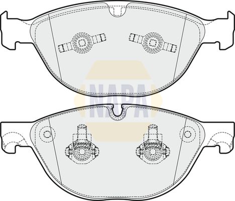 Napa NBP1872 Brake Pad Set, disc brake - 1
