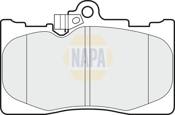 Napa NBP1882 Brake Pad Set, disc brake - 1