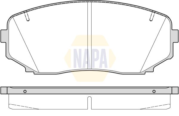 Napa NBP1883 Brake Pad Set, disc brake - 1