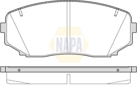 Napa NBP1883 Brake Pad Set, disc brake - 1
